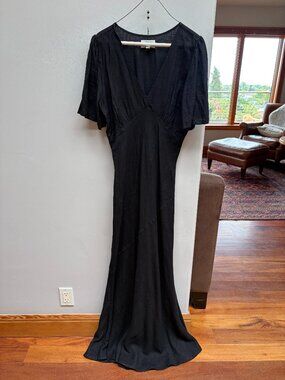 Mila Linen Full Length Dress